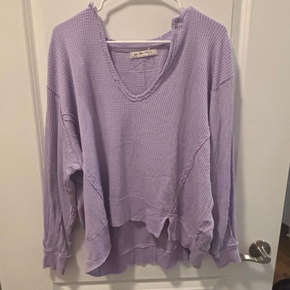 Free People Thermal Waffle Tunic Size XS